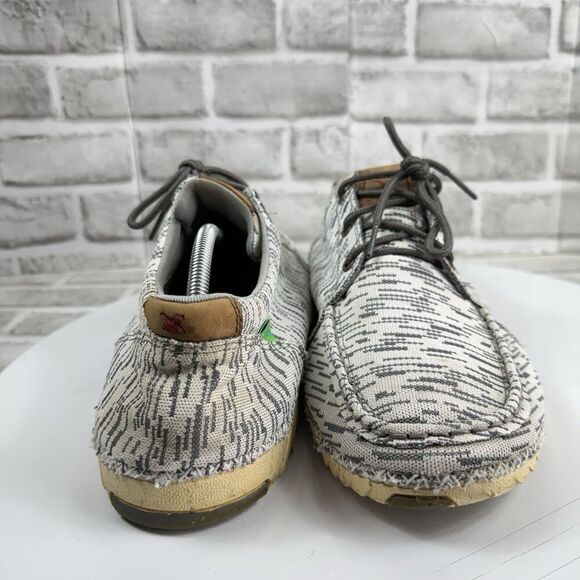 Twisted X Zero-X White & Grey Canvas Lace Up Casual Shoe Men Size 13 M - Picture 5 of 13